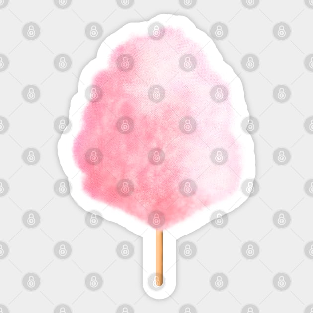 Cotton candy Sticker by cariespositodesign